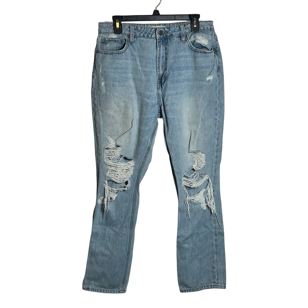 HIDDEN Los Angeles Distressed Jeans Women's Size 30 Denim Straight Leg Casual